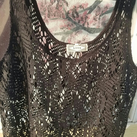 KIERRA LACE METALLIC TOP SIZE XS BY PAC SUN - Picture 5 of 8